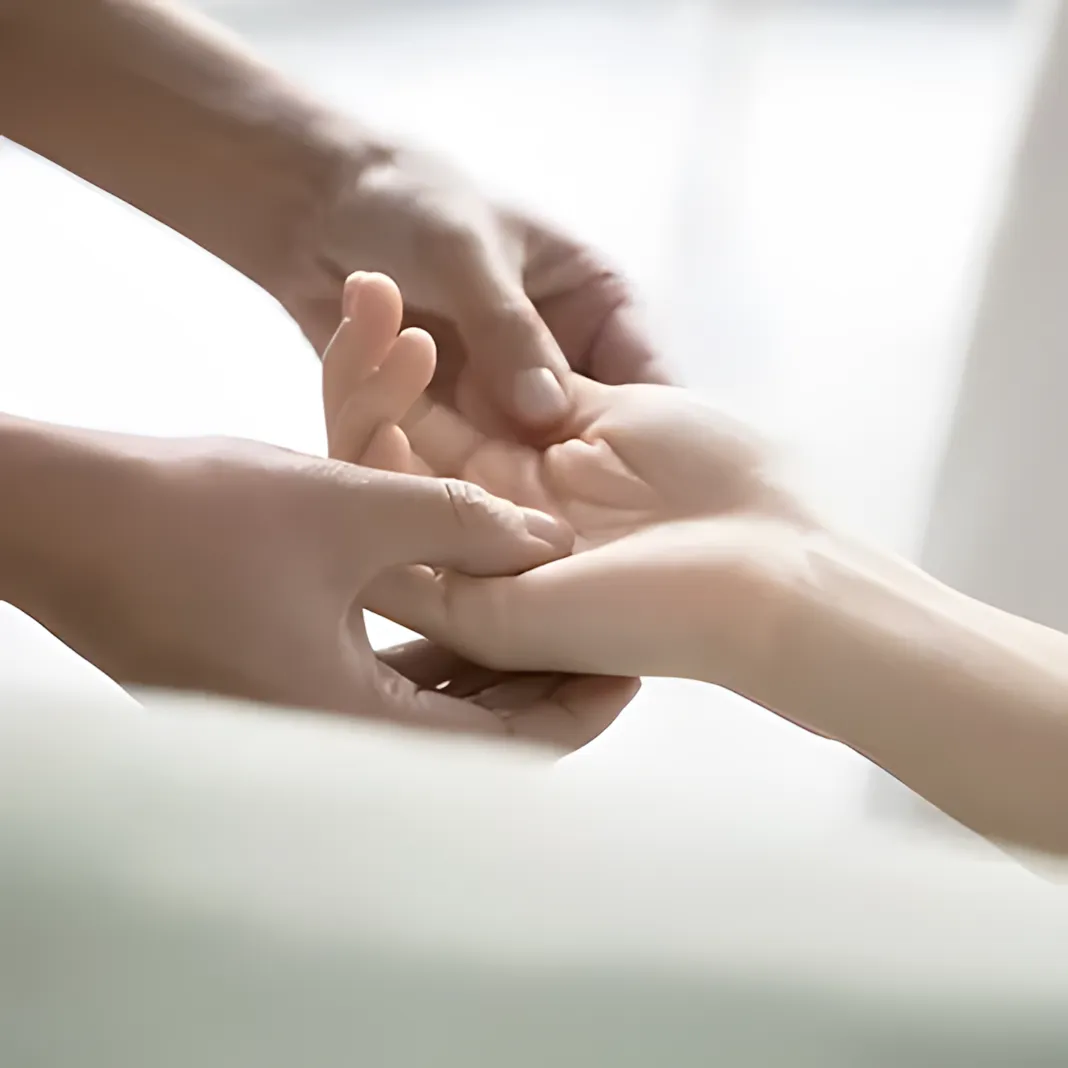 Deep tissue back massage